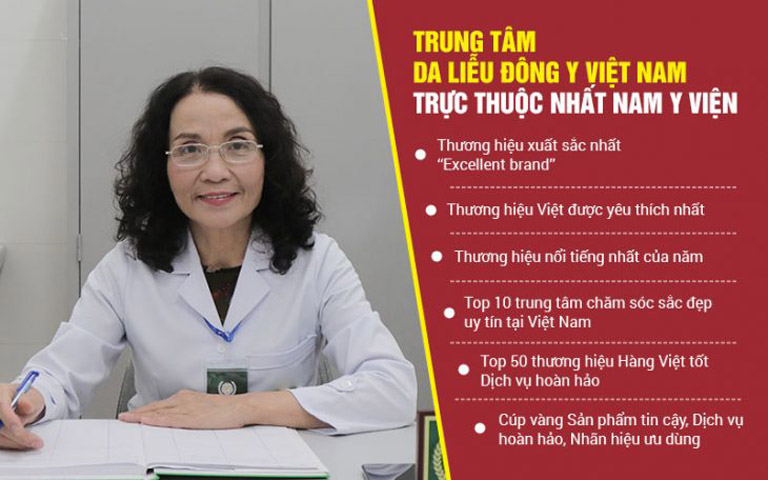 Trung tâm Da liễu Đông y Việt Nam là địa chỉ y tế chuyên sản xuất các liệu trình chăm sóc da chất lượng cao