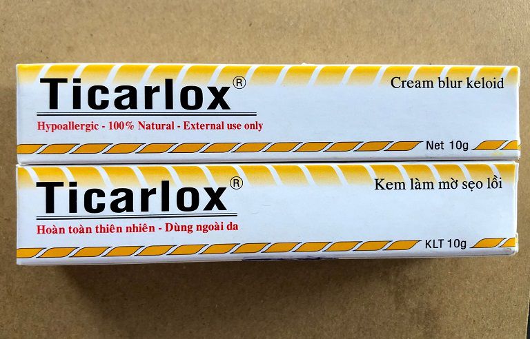 Thuốc trị sẹo Ticarlox giúp đánh bay những vết sẹo lâu năm