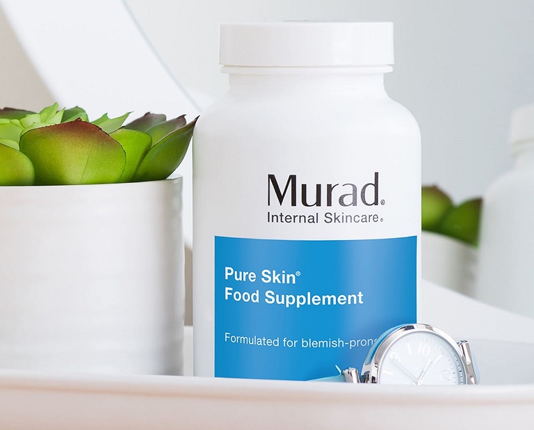 Thuốc trị mụn nội tiết nam Pure Skin Clarifying Dietary Supplement Murad