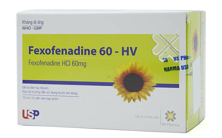 Thuốc Fexofenadine nổi tiếng với công dụng chống dị ứng